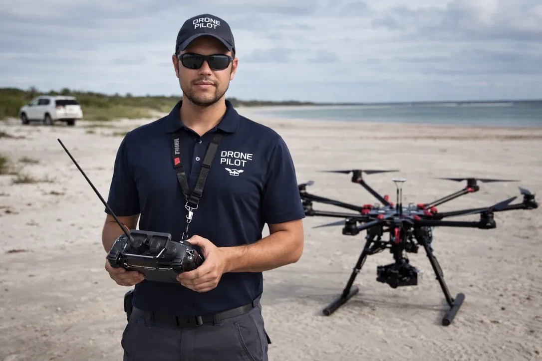 Julio Cesar Drone Pilot in Amazon